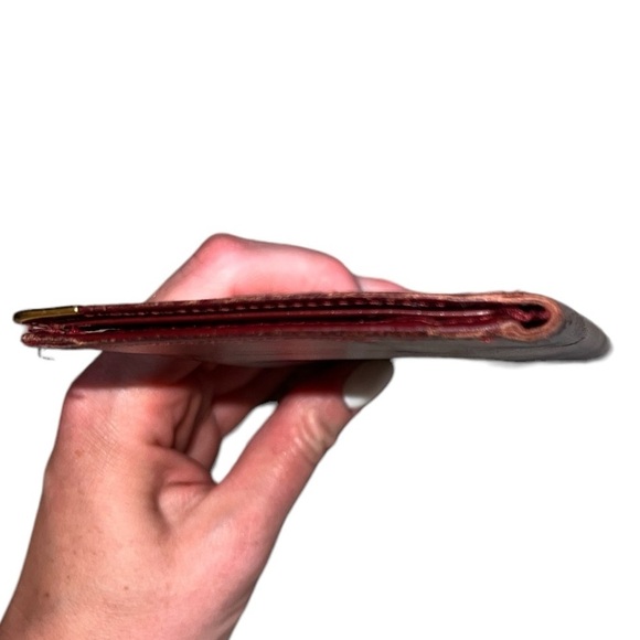 {Cartier Long Bifold Wallet in Bordeaux Burgundy Leather} - Picture 5 of 12
